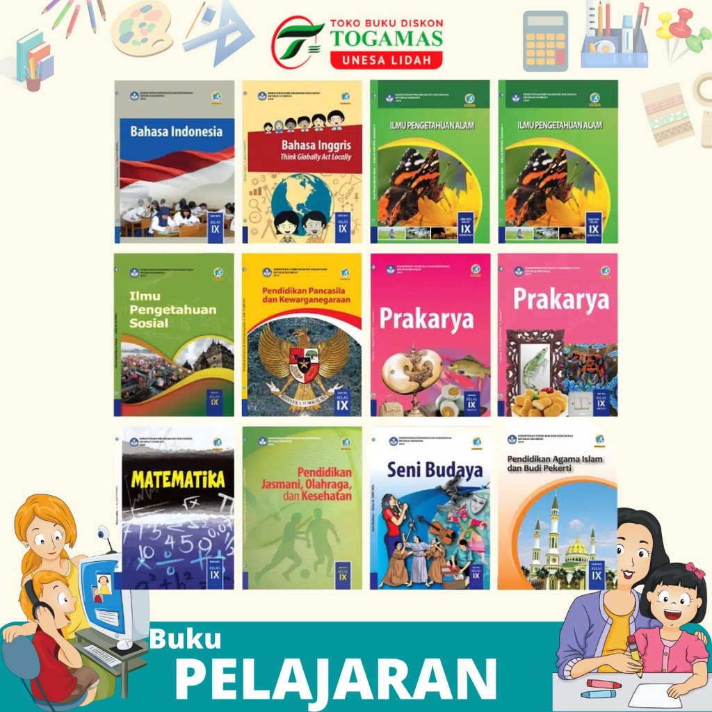 BUKU PAKET DIKNAS SMP/MTS KELAS IX SEMESTER 1 K2013 ED. REVISI 2018