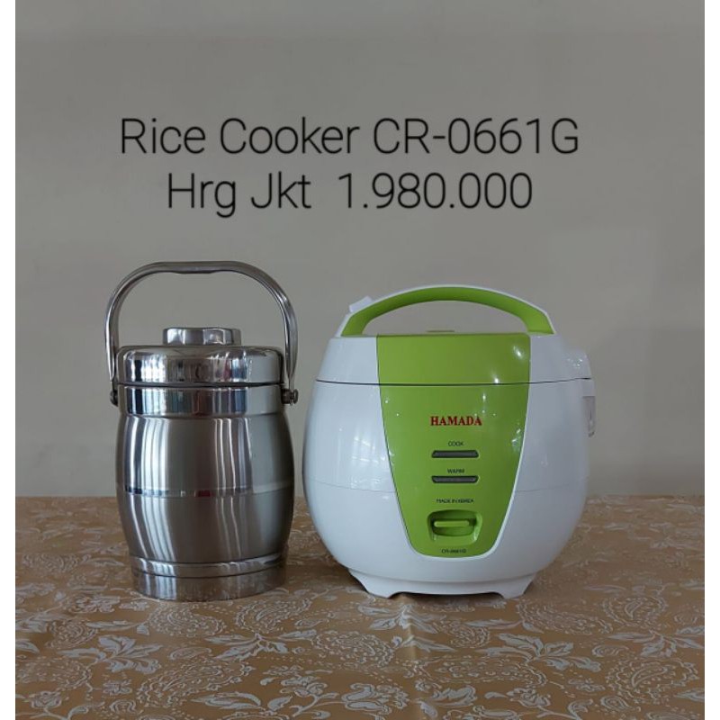 Rice Cooker Hamada 1 liter