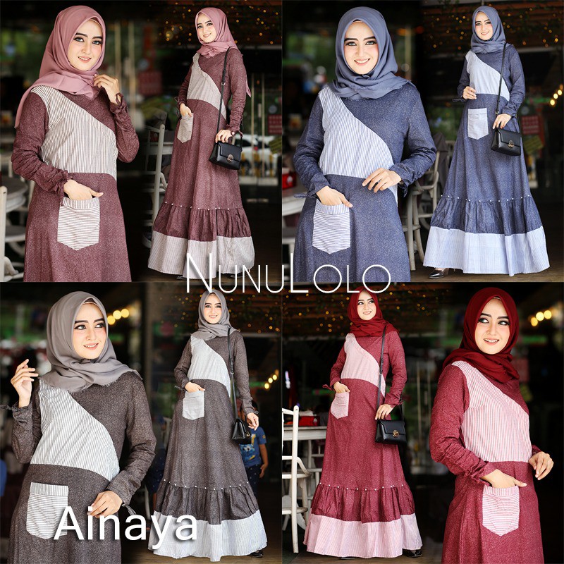 AINAYA DRESS ORIGINAL NUNULOLO