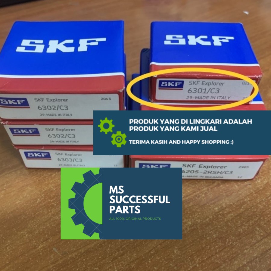 BEARING 6301 C3 SKF ORIGINAL 6301C3