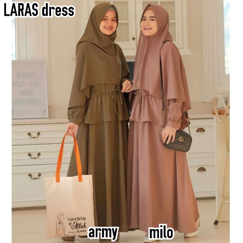 [Fashion Muslim] GAMIS Laras maira zhafira Lady maena Naziva Hana Clara Febrina Claudia maxy dress terlaris