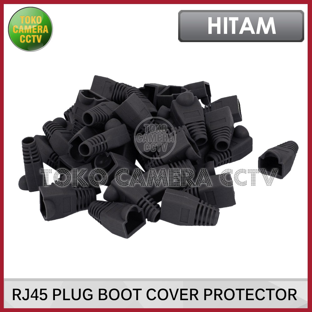 RJ45 PLUG BOOT COVER PROTECTOR CAT 5/CAT6 HITAM