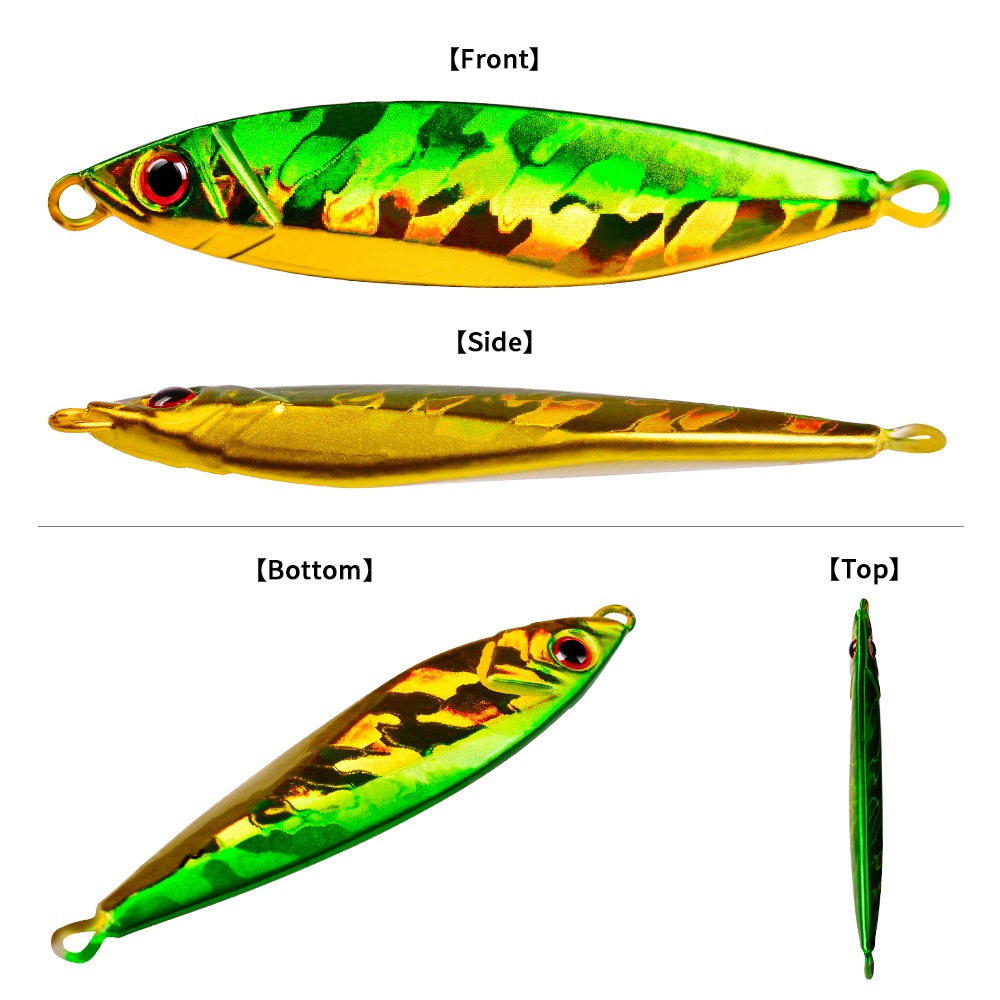 Umpan Pancing Metal jig lure Jigging mancing dasaran 14gr 21gr 30gr sudah dengan assit hook dan treble hook LF117