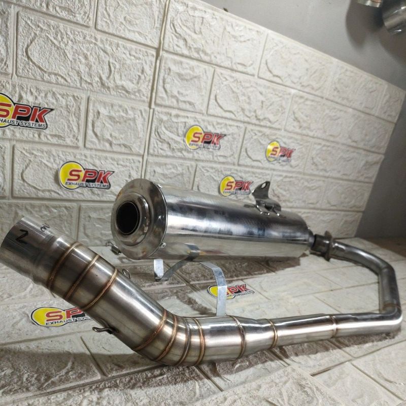 Knalpot tiger bobokan adem pnp tilam (tiger lama) pnp tirev ( tiger revo ) dan motor lain ,bahan sta