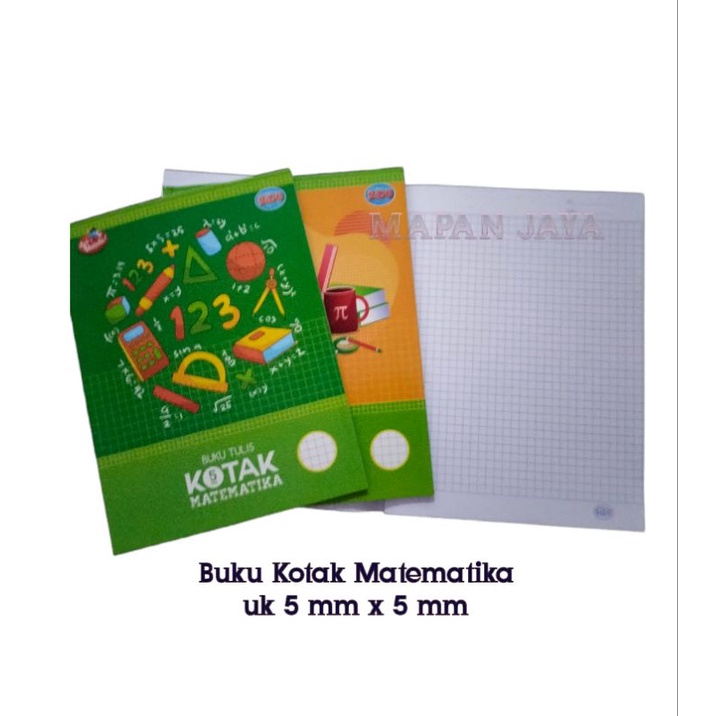 

Buku Tulis kotak strimin/matematika ,Mandarin SIDU 38 lembar,