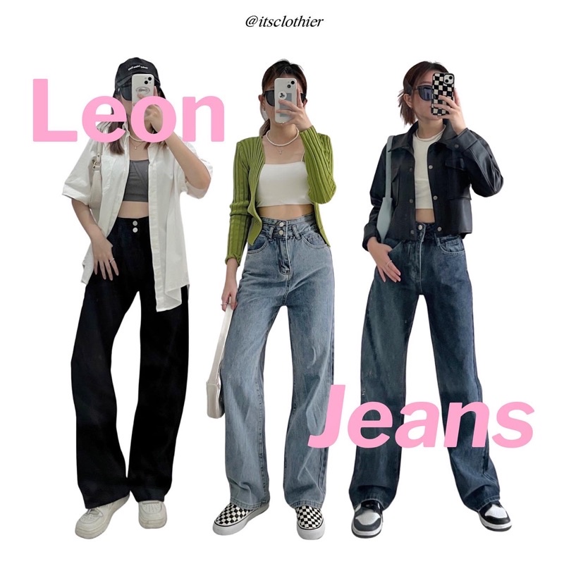 CLOTHIER - Leon Double Button Jeans