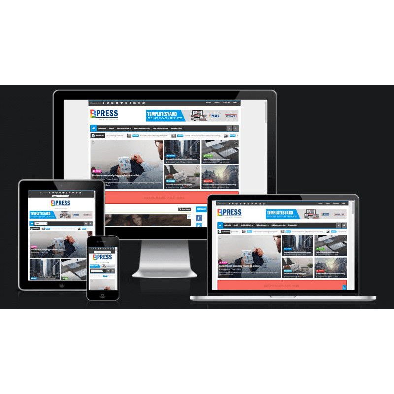 Bpress News Magazine blogger template