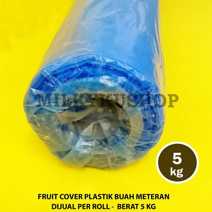 

Fruit Cover Hd Roll Biru 5 Kg Plastik Meteran Pembungkus Buah Pisang