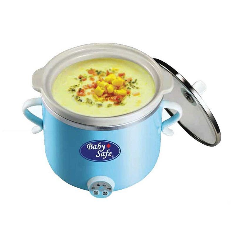 Slow Cooker Baby Safe Digital LB007 Blue 0.8L Perlengkapan Bayi Garansi Resmi 1th