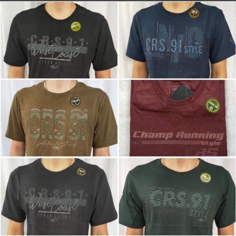 Kaos CRS 91 Original Brand Exclusive Super Bahan Dingin Lembut - Toko Fido Collection