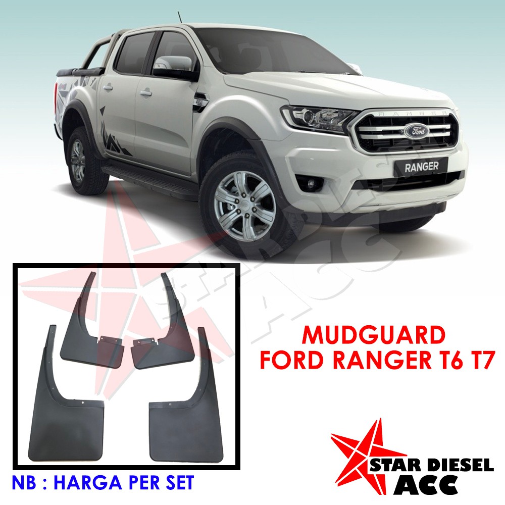 MUDGUARD FORD RANGER T6 T7 PELINDUNG LUMPUR FORD RANGER T6 T7