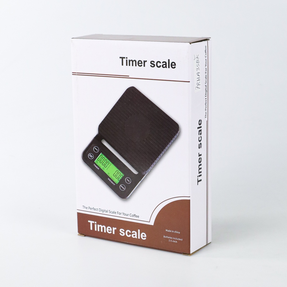 Timbangan Dapur 5kg 0.1g dengan Timer - MS-K07 - 7RHA3SBK Black