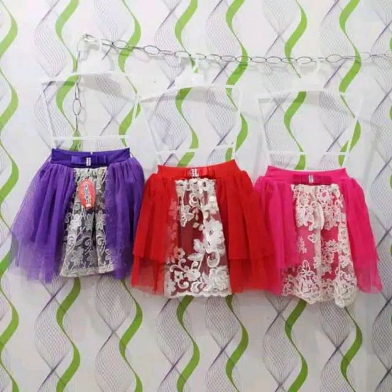 Promo rok brokat tutu anak perempuan rok mini
