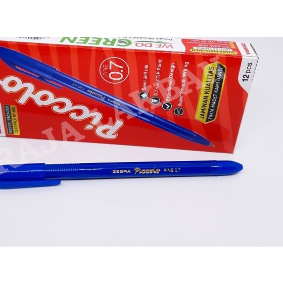 

♂ Pulpen / Pen ZEBRA Piccolo / Piccandy 0.7 mm - PER LUSIN - PICCOLO BIRU ☚
