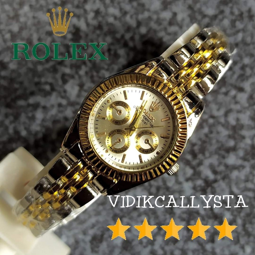 BEST SELLER Jam Tangan Wanita Rolex Jam Tangan Rolex stainless steel