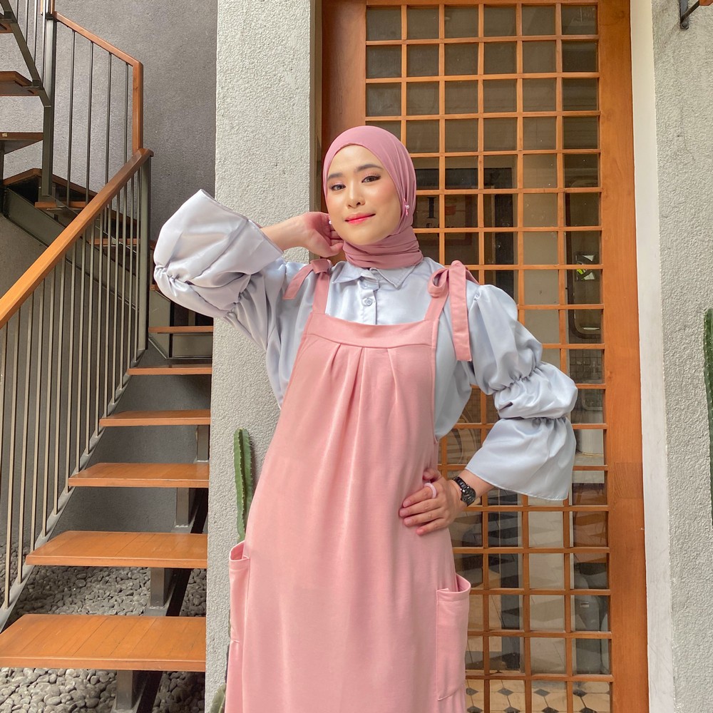 Mybamus Nadir Pocket Overall Dress - Gamis Jumpsuit Muslim-6