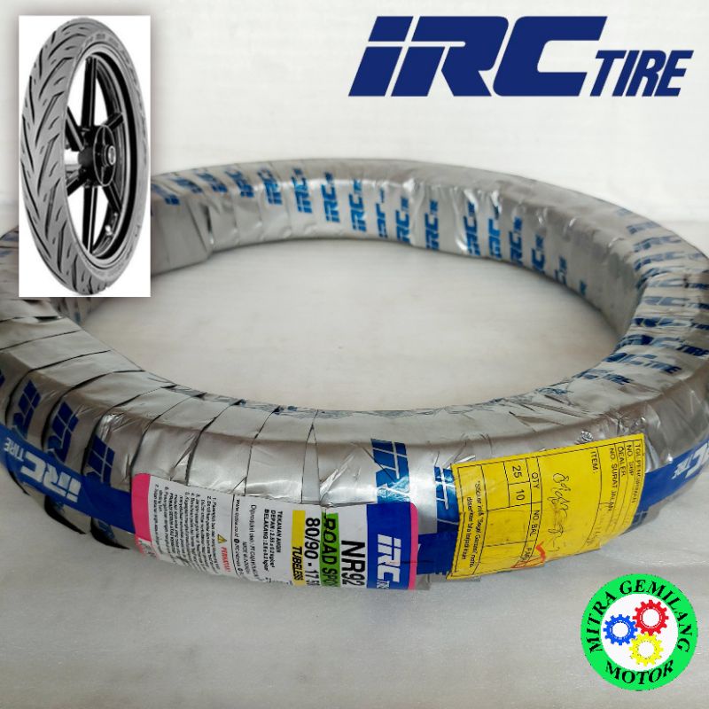 BAN TUBELESS 80/90-17 IRC