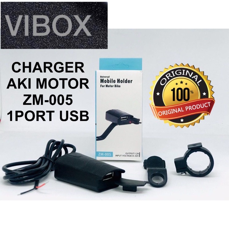 Ready Charger Aki Motor ZM-005 1Port Usb - TC Aki Motor ZM 005 1 Port USB