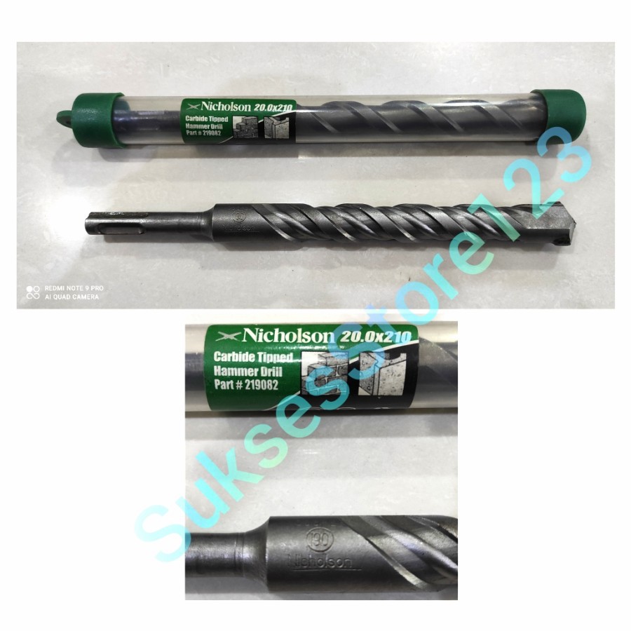 Mata Bor Beton SDS 18 x 350 mm Hammer Drill Nicholson Made In USA