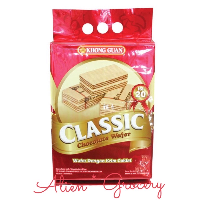 Wafer Classic Klasik Khongguan Khong Guan 350 gr