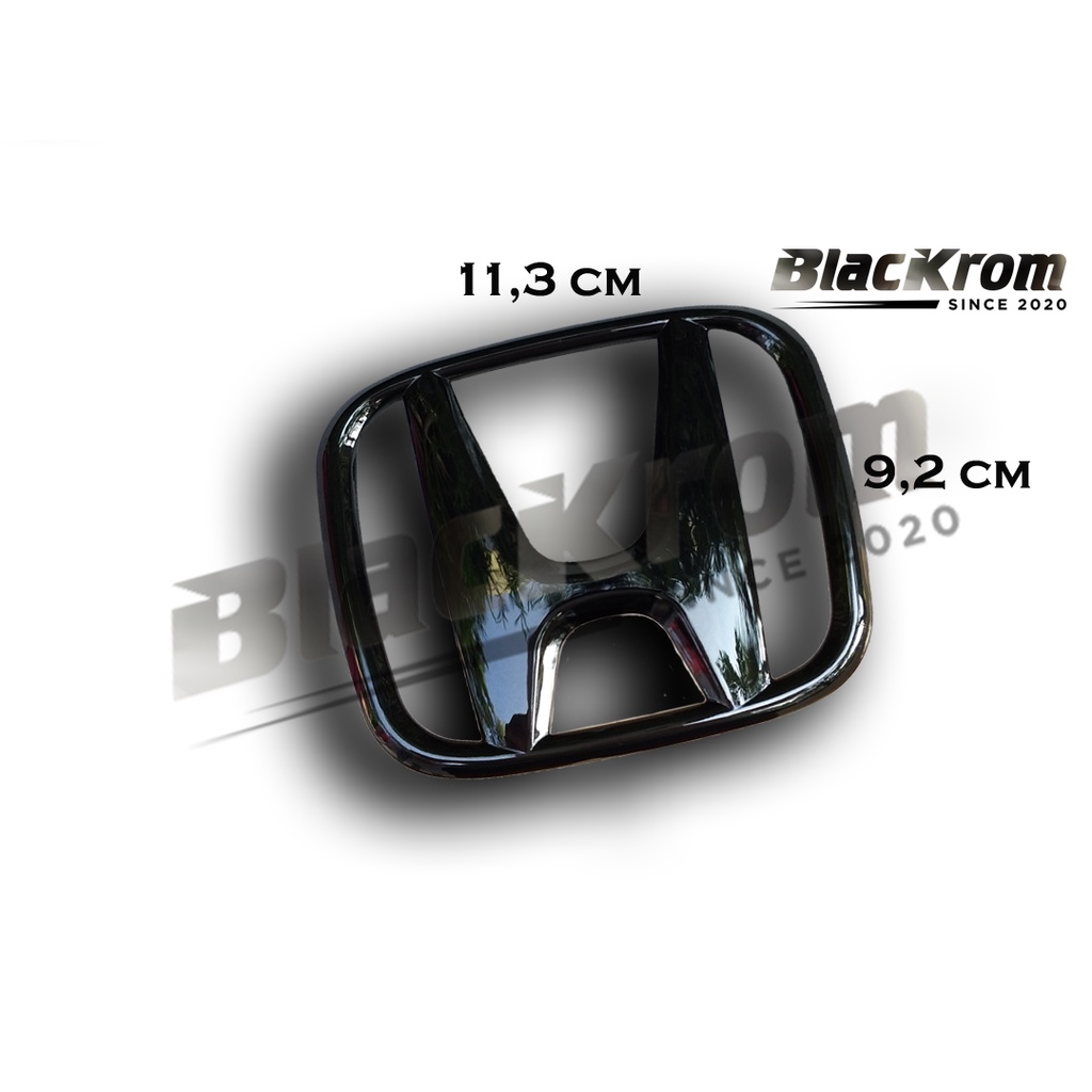 Logo Emblem Black Chrome Depan Honda Jazz GE8