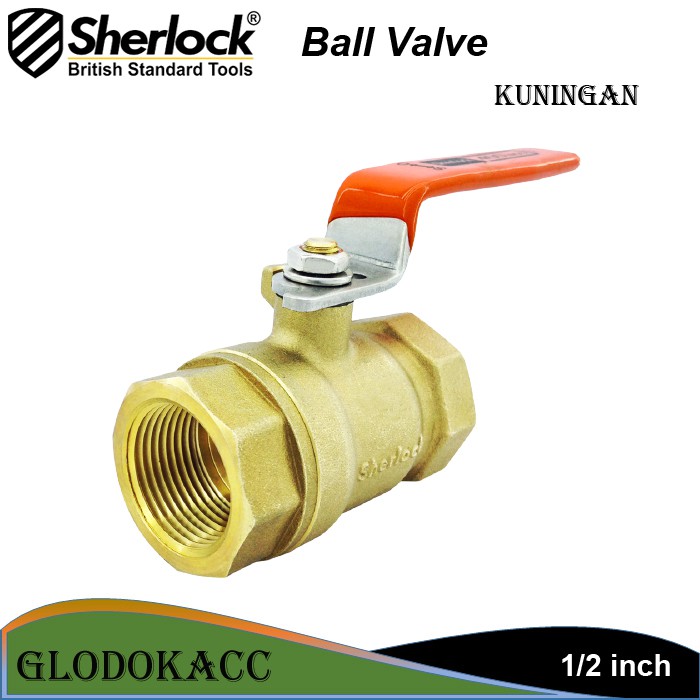 Ball Valve Matrial Kuningan Sherlock 1/2 inch