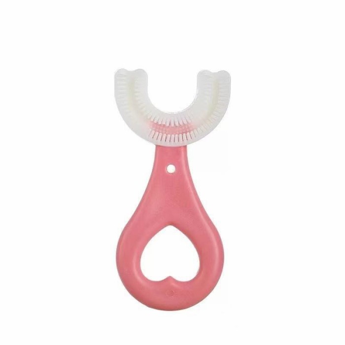 Sikat Gigi Anak Bentuk U - Sikat Gigi Bayi Bahan Silicone Lembut - SC