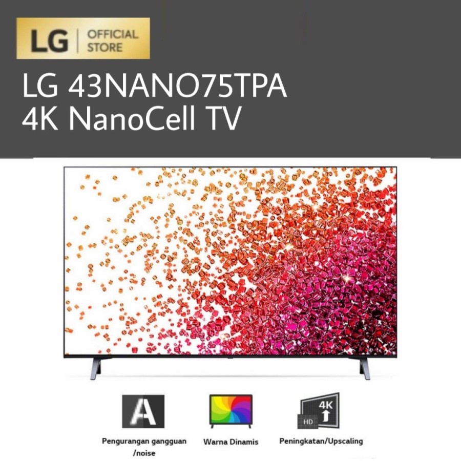 LG 43NANO75TPA 4K NanoCell TV