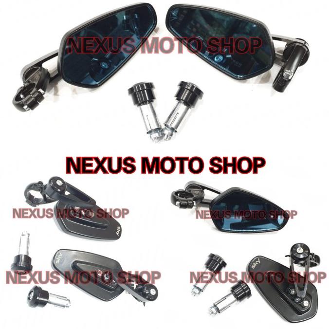 spion Jalu oval beat Mio Vario Xeon Scoopy spion bar end spion stang nexusm07 Segera Dapatkan