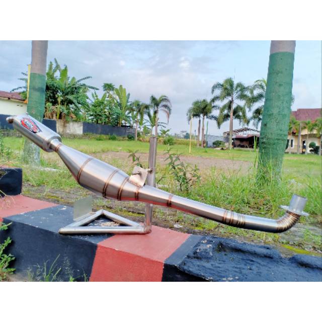 Knalpot fizr FIZR FIZ Rstainless standar racing hermione racing