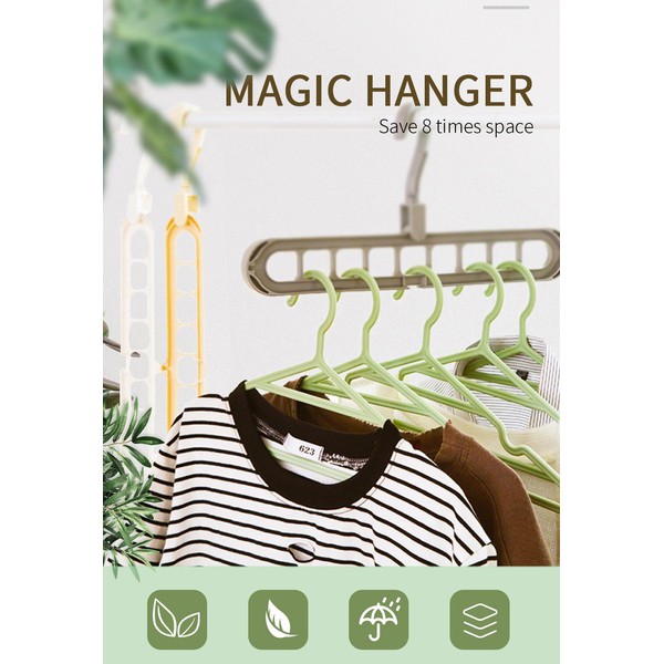 Magic Hanger Instant 9 in 1 / Gantungan Baju Ajaib / Gantungan Baju 9 in 1 263