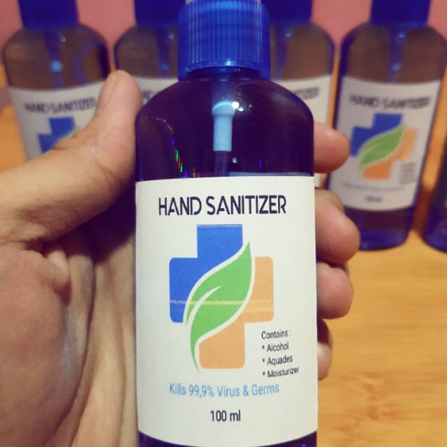 Hand Sanitizer 100ml - Spray Antiseptic Gel Pembunuh Kuman dan Bakteri