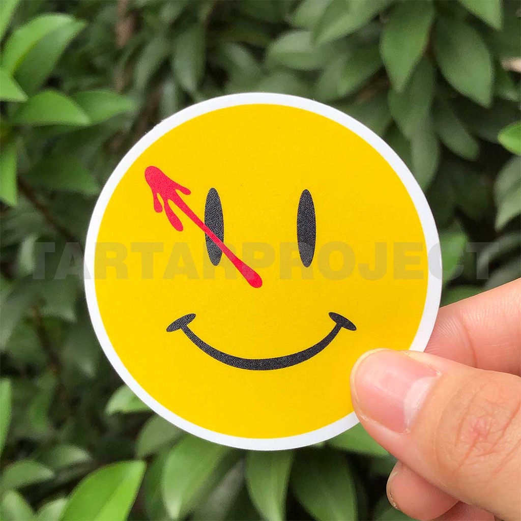 Sticker Stiker Vynil - Watchmen Smiley
