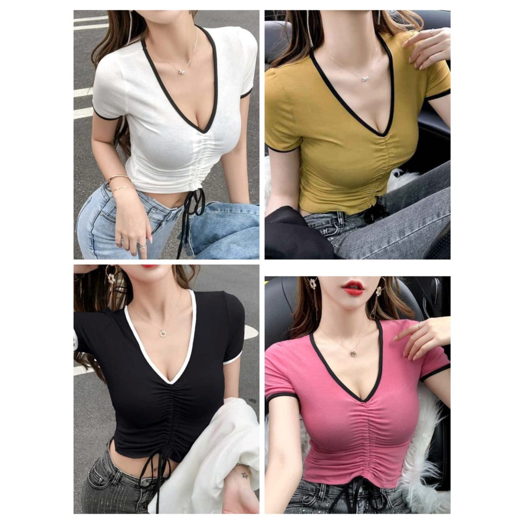 QR - ZEC Crop Top Serut / Marina Serut