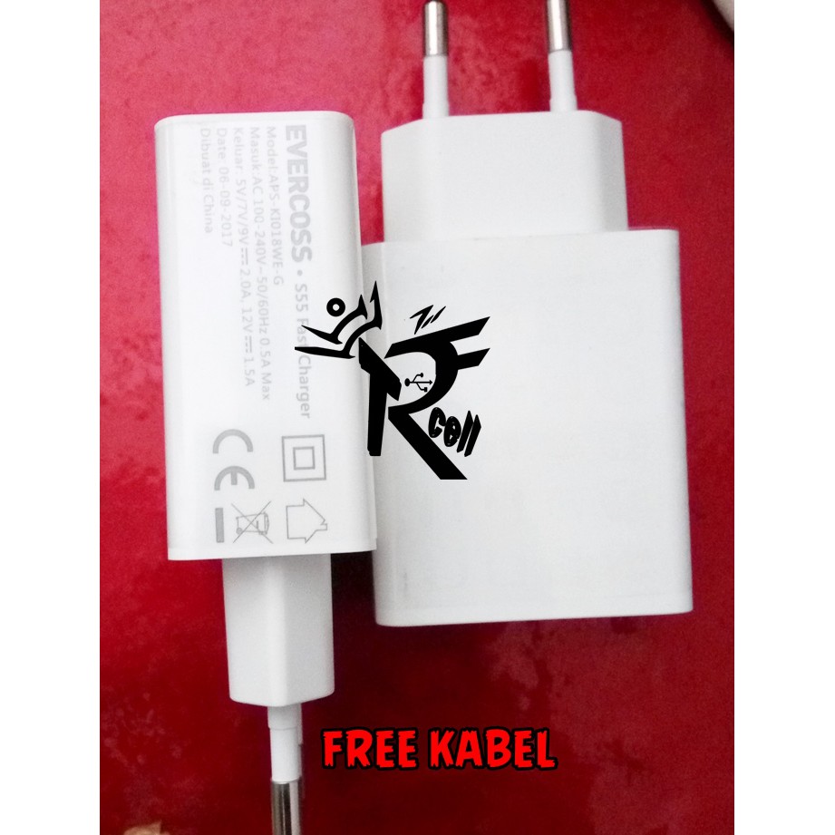 Casan Evercoss Fast Charger Charger Evercoss Ori Fastcharger Charger Ori Evercoss S55