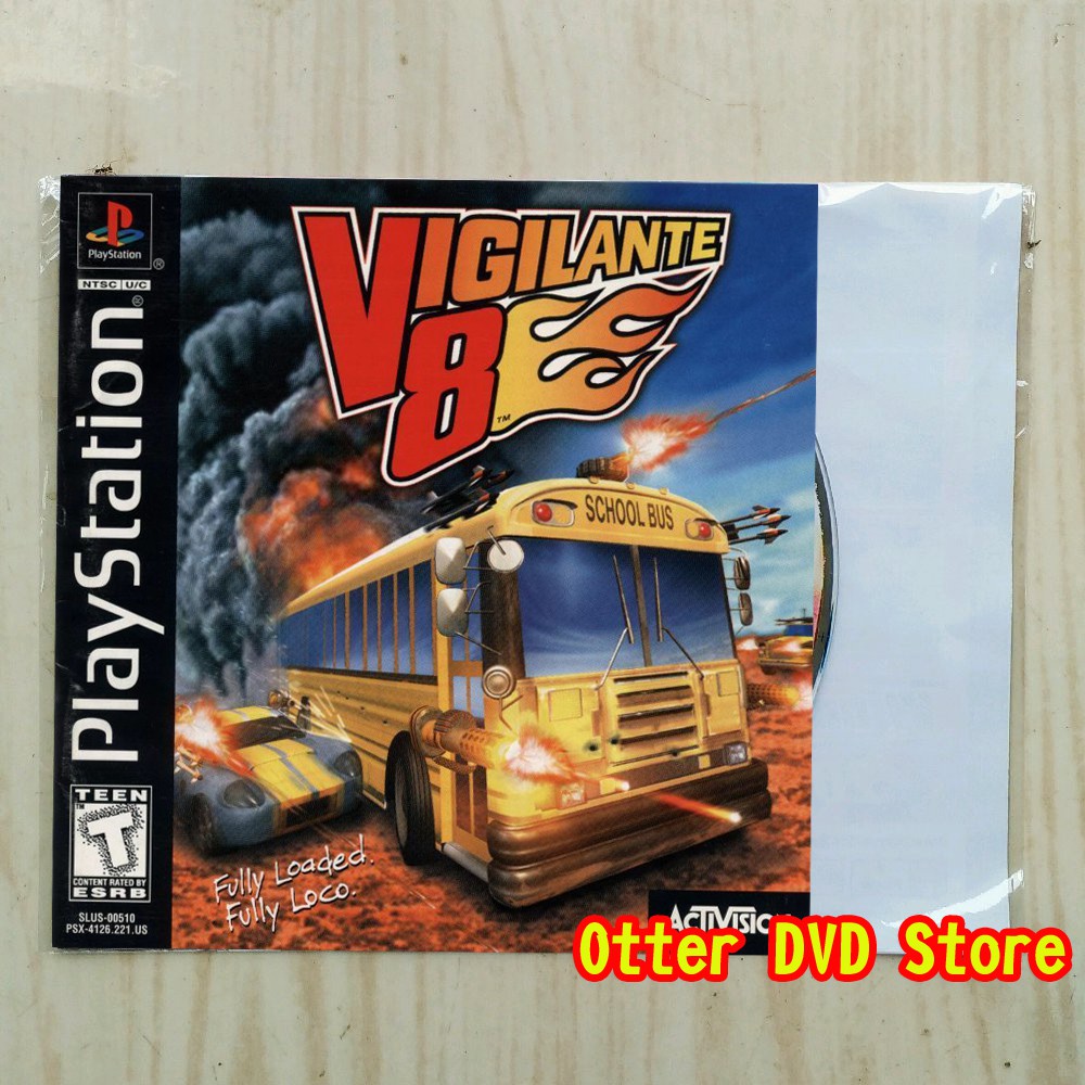 Kaset CD Game Ps1 Ps 1 Vigilante 8