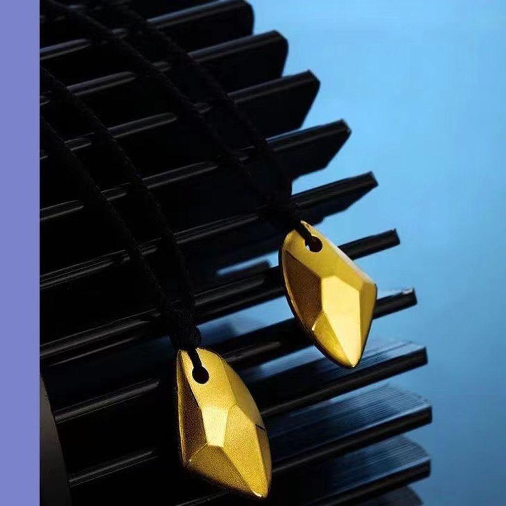 Mxbeauty Kalung Couple Emas Retro Pandent Kreatif Elegan Vintage Gaya Korea Choker