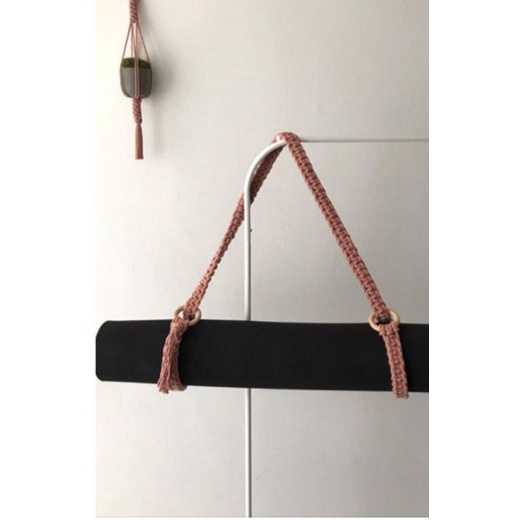 READY STOK) macrame yoga strap/ macrame tas (TAS 012)