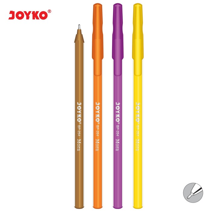 

Ball Pen Pulpen Pena Joyko BP-254 Mora 0.7 mm 1 Box 12 Pcs