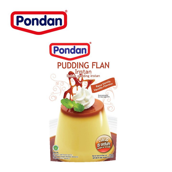 

Pondan Pudding Flan Vanilla 100gr