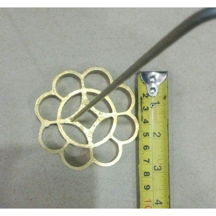 Cetakan kue kembang goyang 8cm kuningan asli tebal ck777