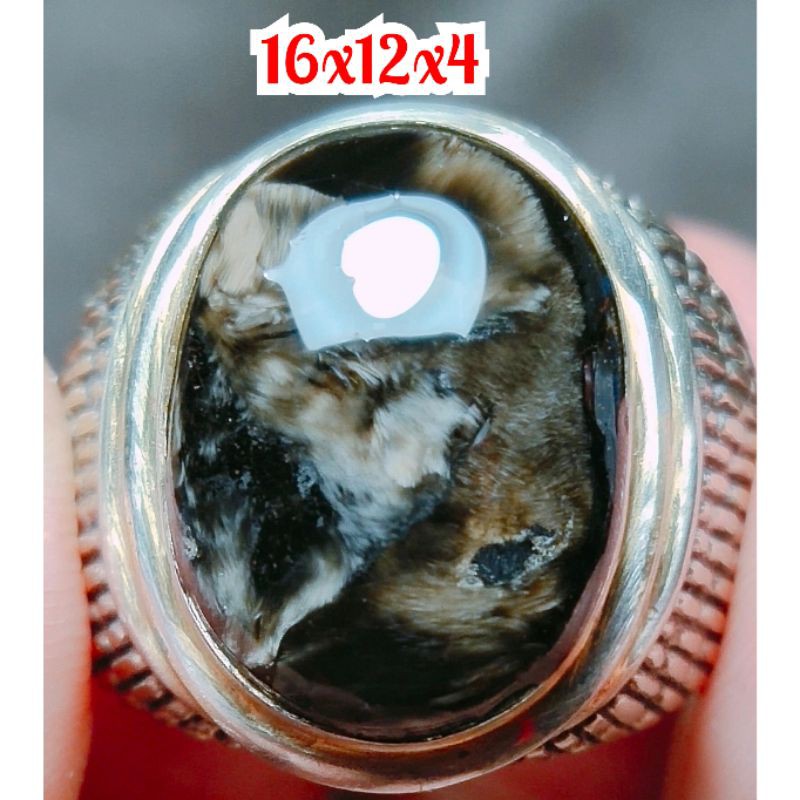 batu akik bulu macan lumajang