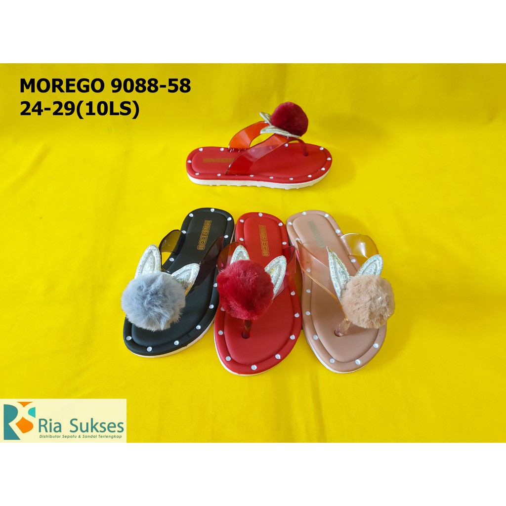 SANDAL CEWEK MOREGO Import Pita Sandal Wanita HX 9088 MOREGO