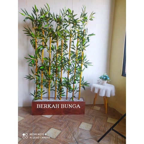 Partisi bambu T 140cm/Bambu Penyekat Ruangan/Bambu Pems Ruangan/Tirai Bambu/Tirai Penyekat/Tirai