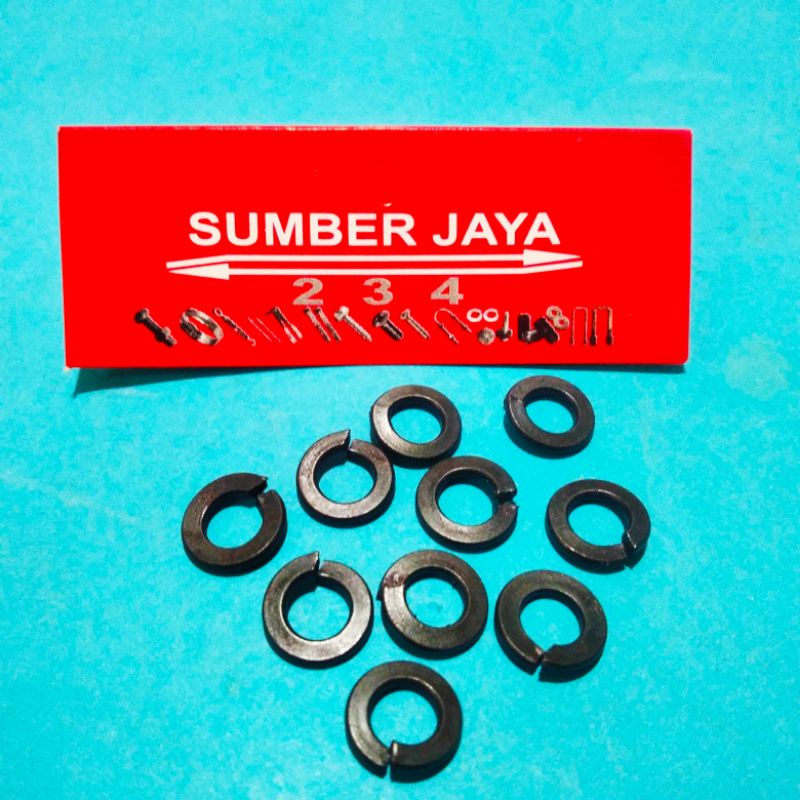 Ring per M1/4 isi 100 Hitam / pir / peer / pegas TERMURAH