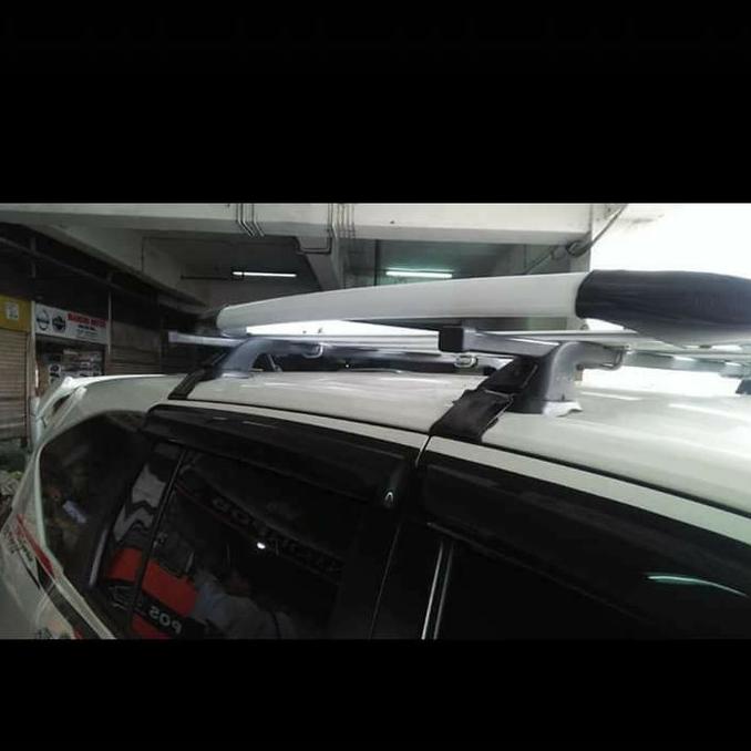 Roof Rak Bagasi Atas + Cross Bar Mobil Calya /Sigra Merek Sun Rack