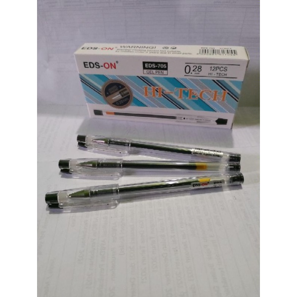 

Niam SELUSIN ( 12 PCS ) Pulpen Hi-Tech-H Hitech Hitec Safari / EDS ON 0.28 mm Gel Pen Hi-Tech-H Safari / EDS ON 0.28mm