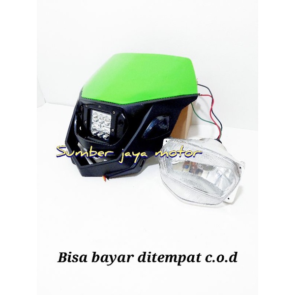 Reflektor Headlamp Batok Lampu Depan Trail CRF 150 L CRF 250 2018 LED 6 MATA