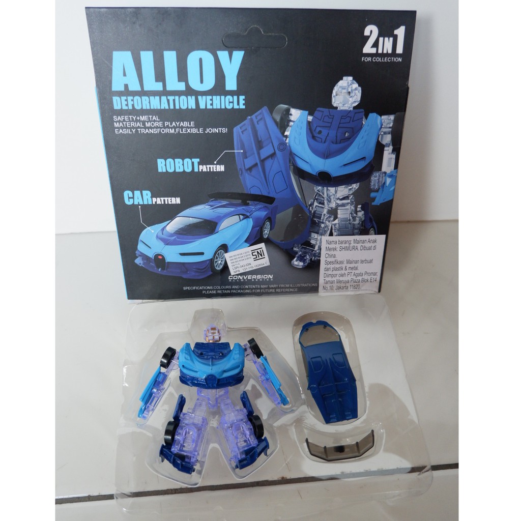 ROBOT TRANSFORMASI MOBIL, ALLOY DEFORMATION VEHICLE