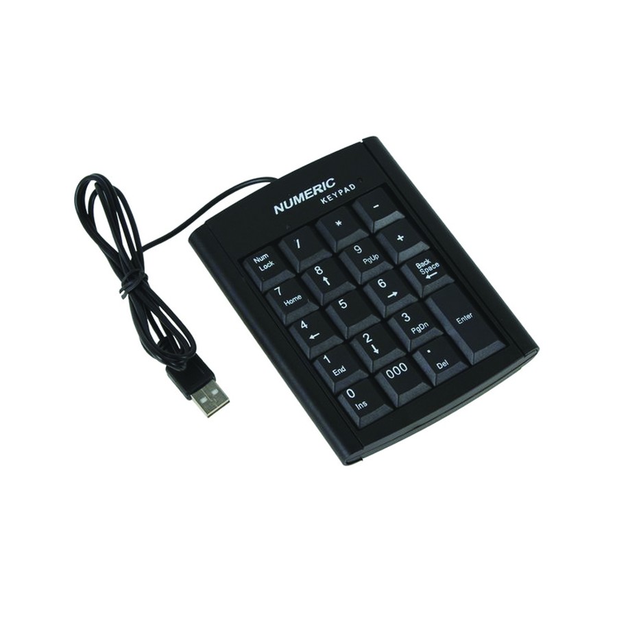 NUMERIC | KEYBOARD USB CENTRO NUMERIC (BLACK)